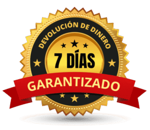 100% de devolución de dinero 7 días garantizado